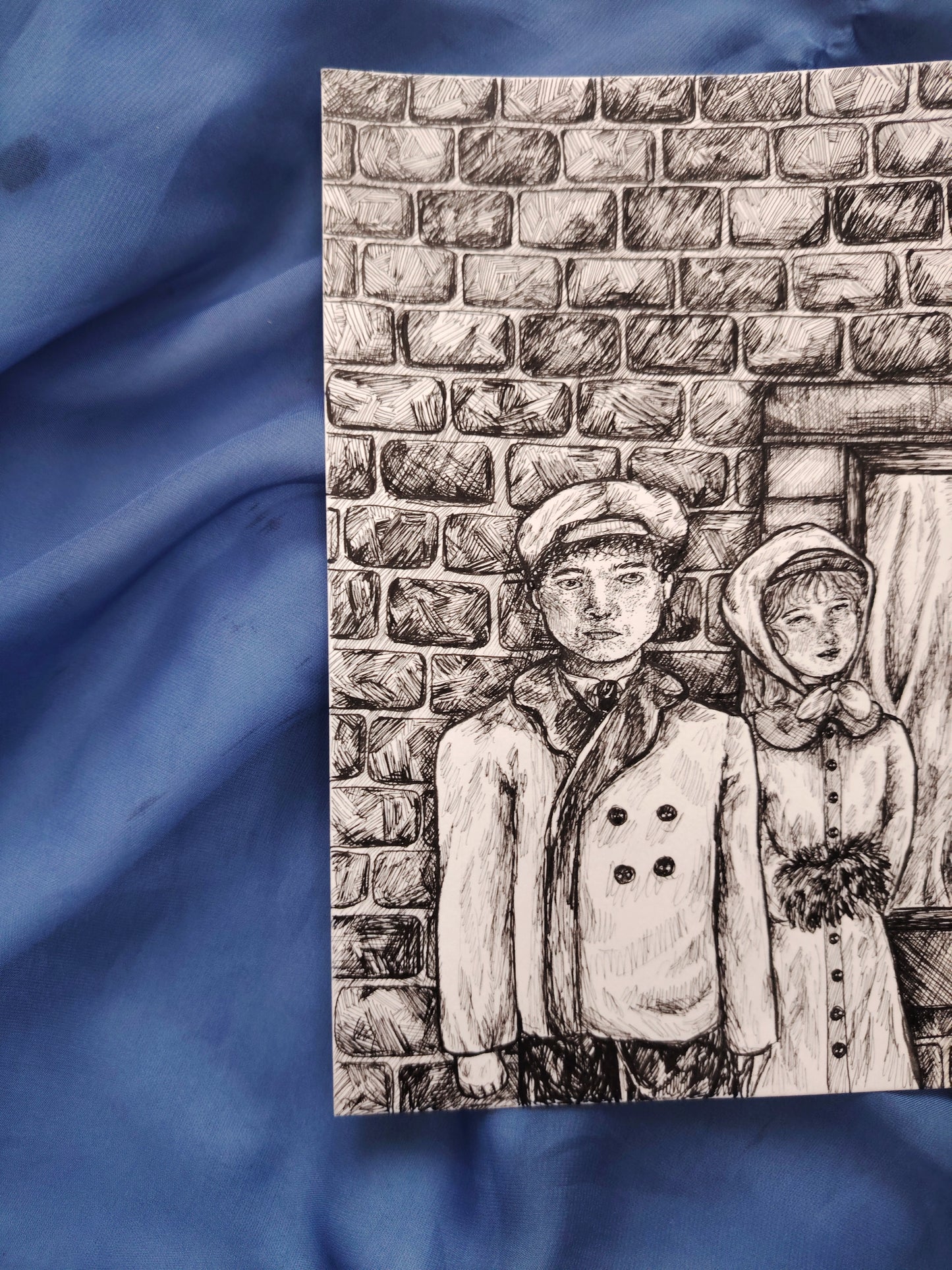 Illustration originale en A5 "Le couple"
