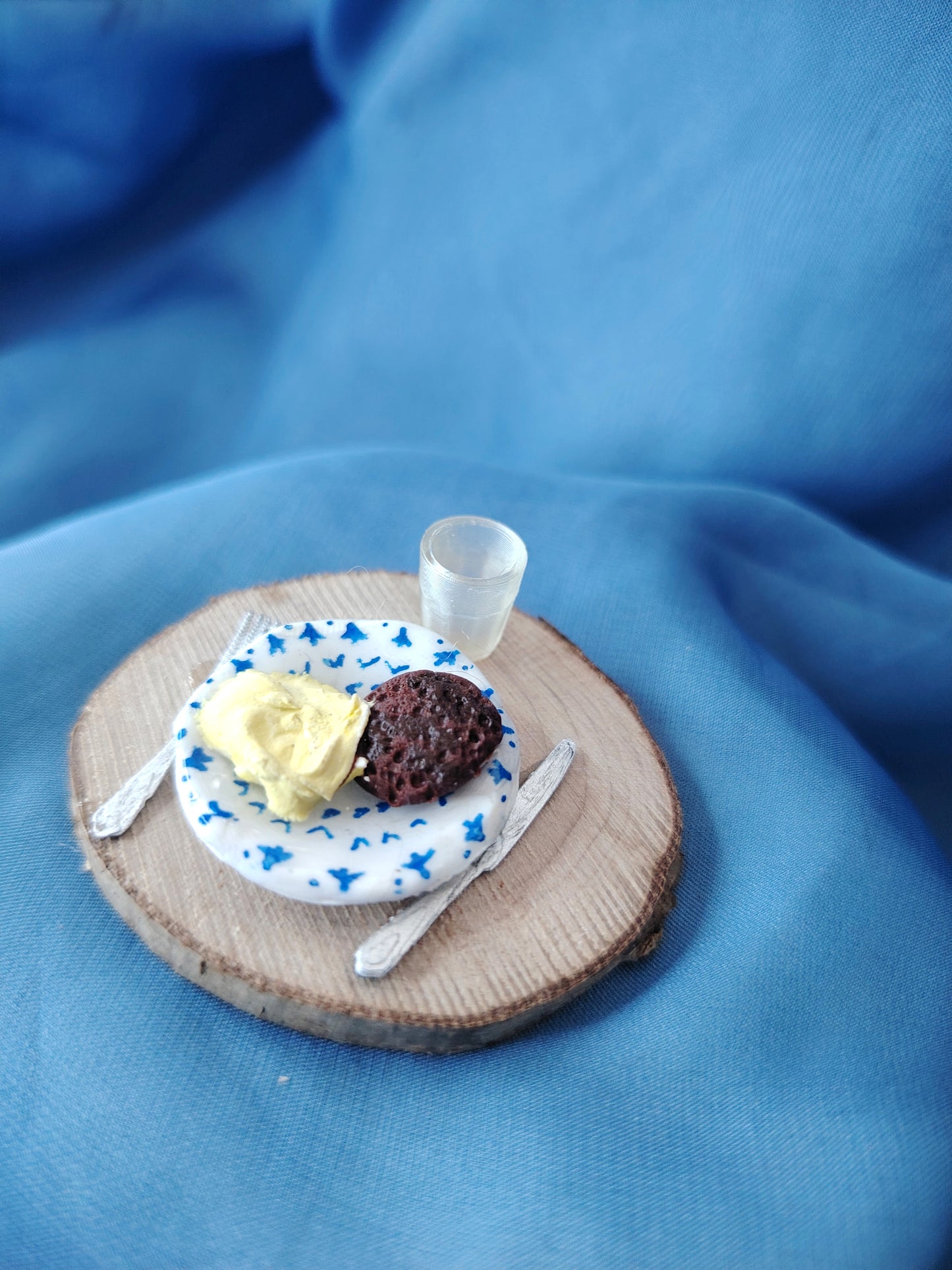 Plat miniature steak haché purée