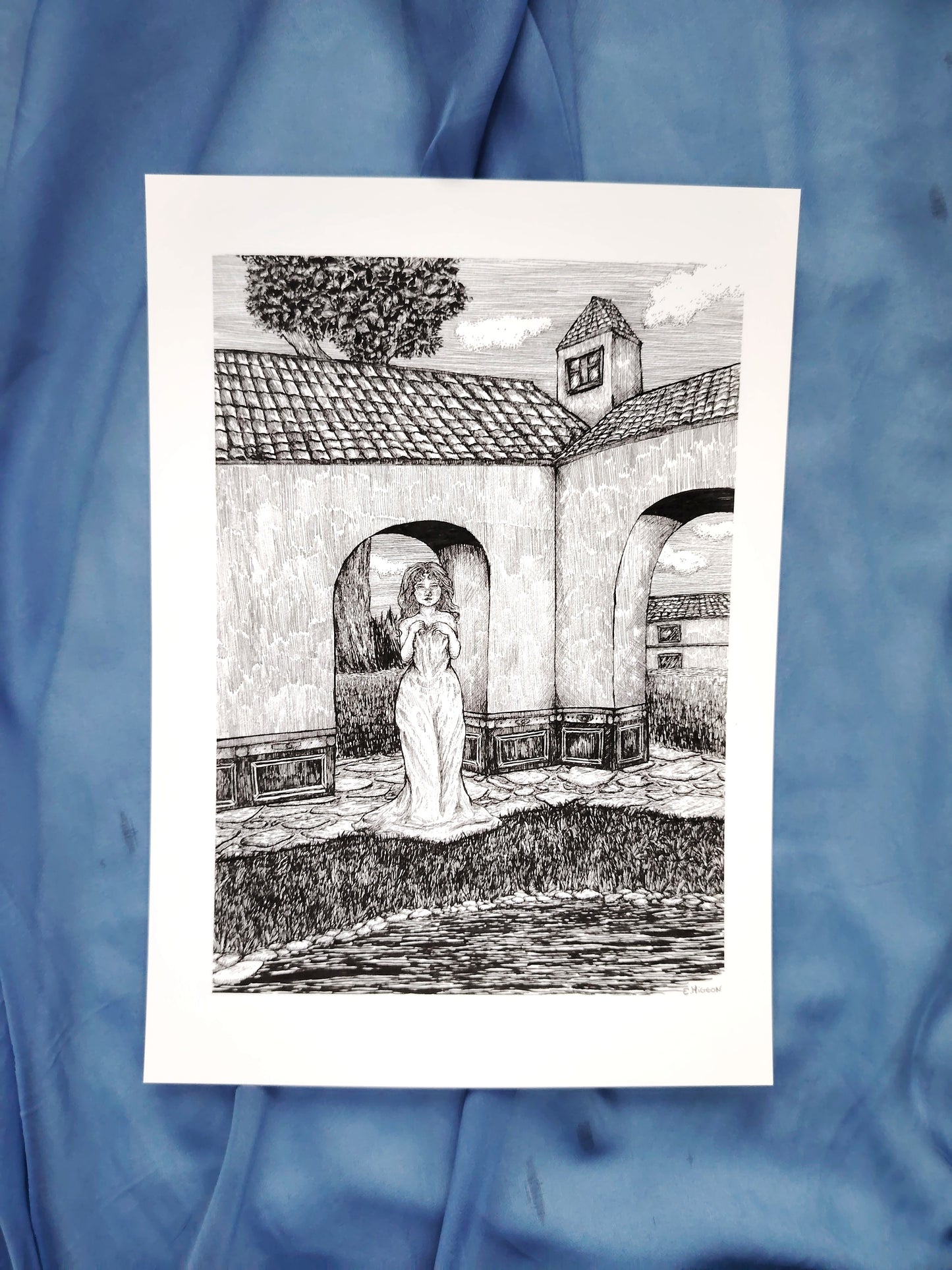 Print format A4 " Le jardin secret"