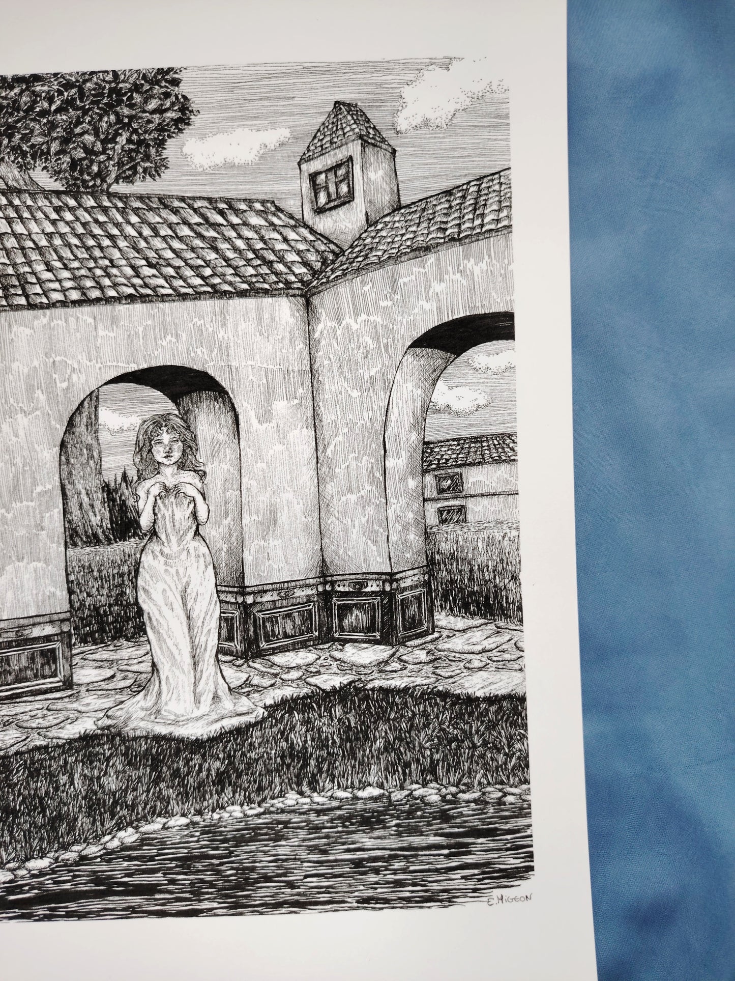 Print format A4 " Le jardin secret"