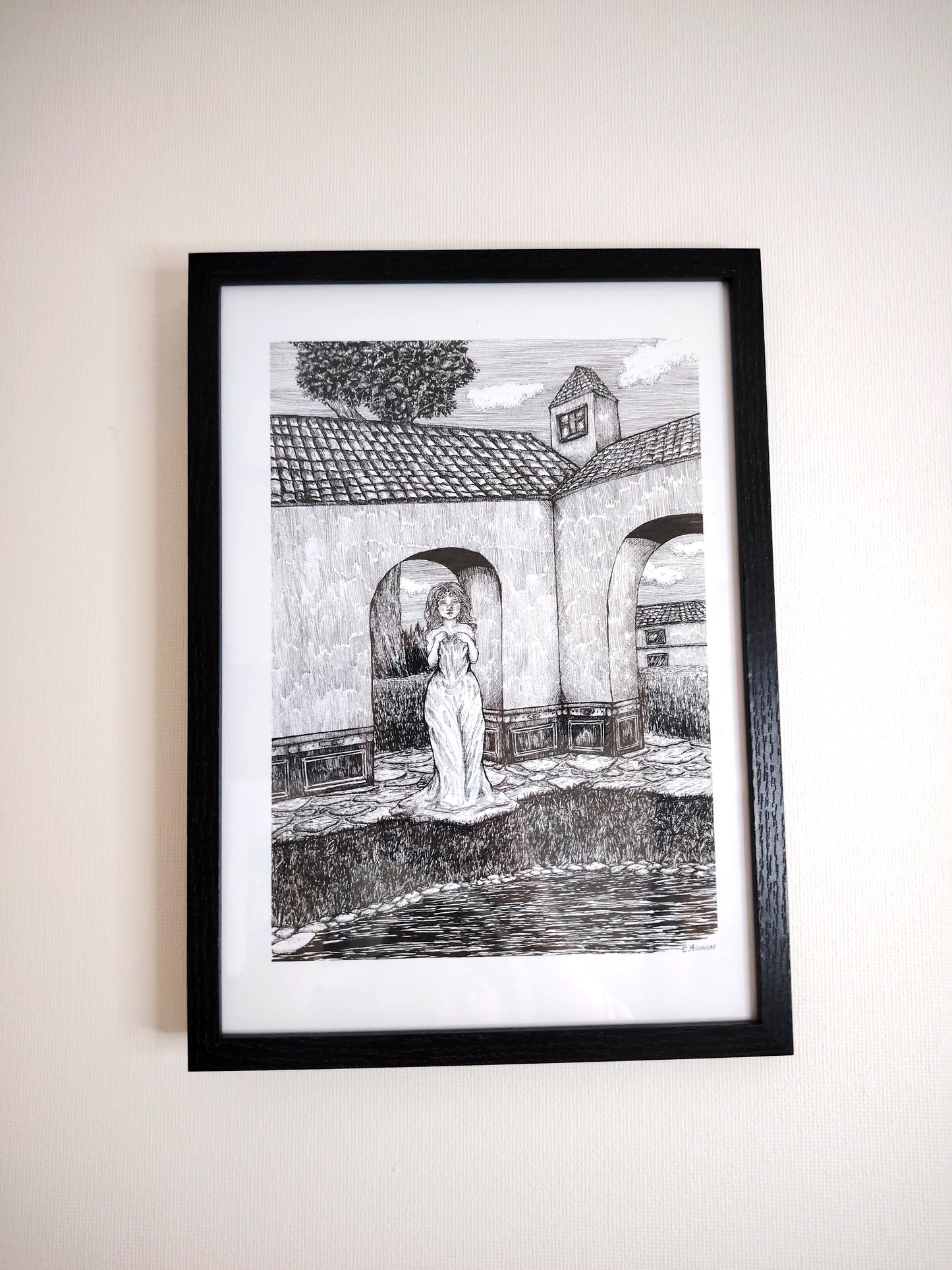 Print format A4 " Le jardin secret"