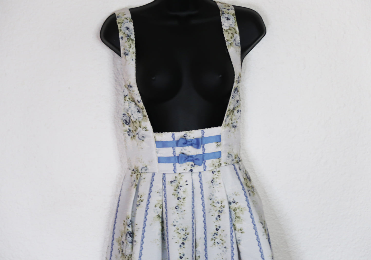 Robe bleu bustier avec bretelle fleuris Liz Lisa