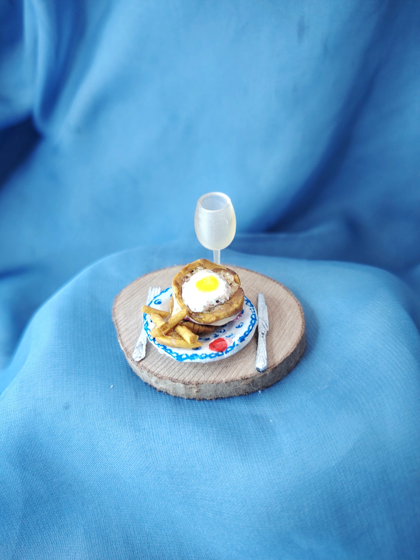 Plat miniature Croque monsieur + frites