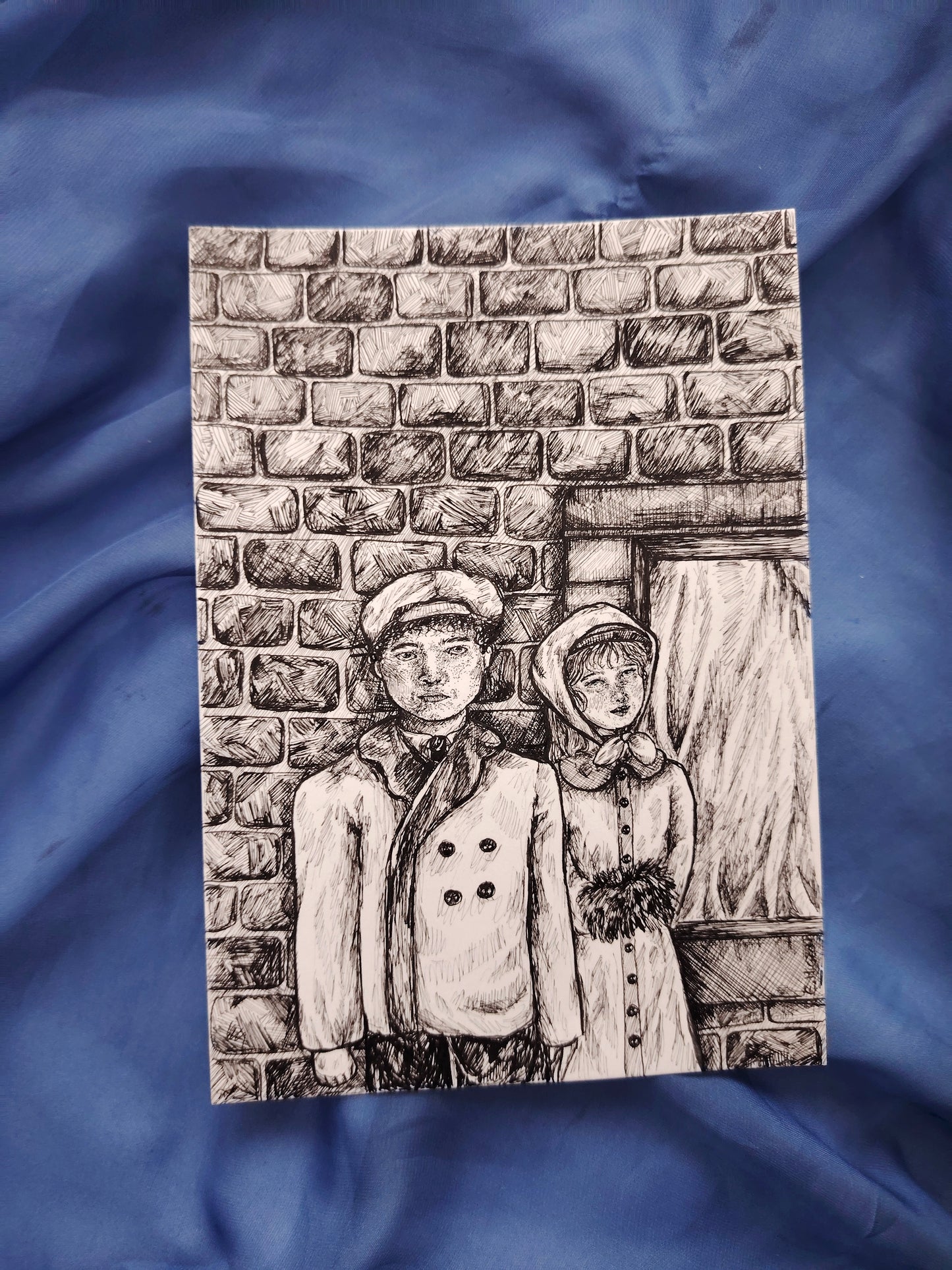 Illustration originale en A5 "Le couple"