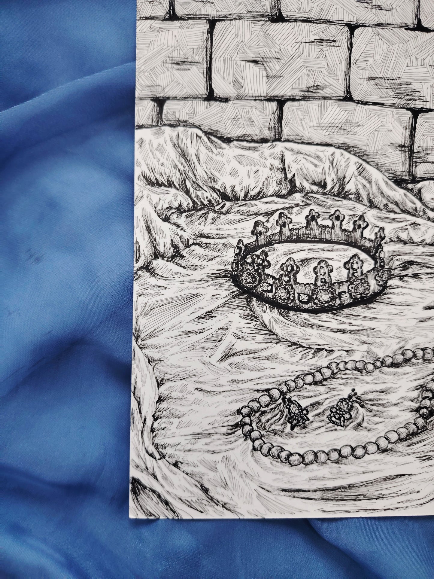 Illustration originale en A5 "La couronne"
